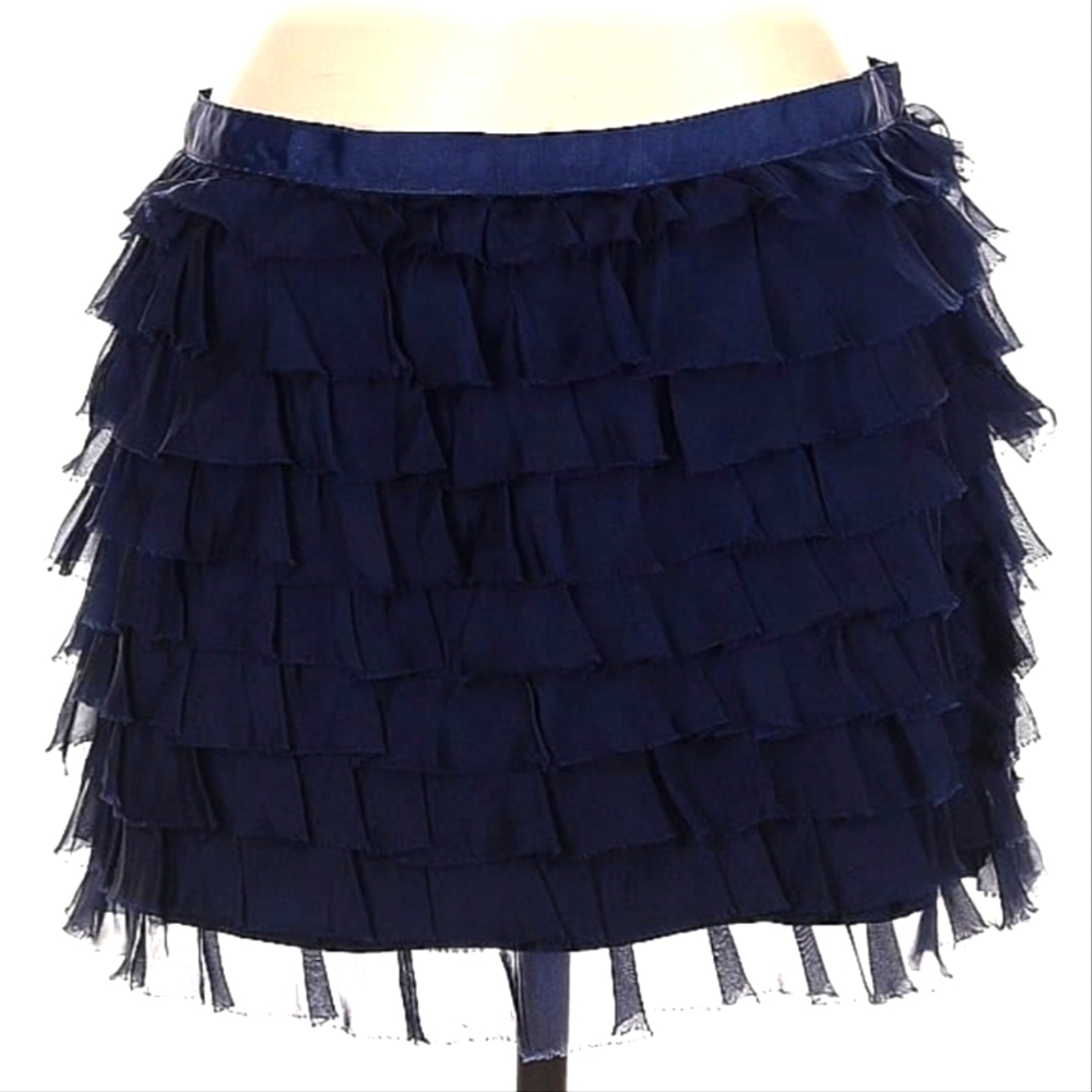 Haute Hippie 100% Silk mini skirt sz M